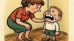 Vtip: Pepíček přijde ze školy a brečí…