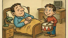 Vtip: Pepíček prosí tátu: Kup mi buben