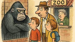 Vtip: Proč na nás gorila hnusně čumí?