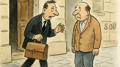 Vtip: Po prohraném procesu advokát: „Musím pryč.“