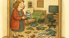 Vtip: Teenagerský pokoj je jako Ikea