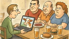 Vtip: Vegetarián ukáže kravičku třem masožravcům…