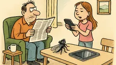 Vtip: Zuzko, podej tátovi noviny…