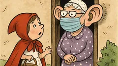 Vtip: Karkulka se ptá babičky na uši