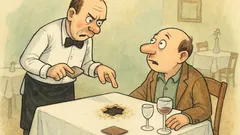 Vtip: Číšník: Propálil jste nám ubrus?