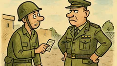 Vtip: Vojíne, máte drobné za stovku?