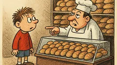 Vtip: Pepíček přijde do pekařství pro 99 housek