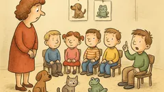 Vtip: V mateřské školce se ptá paní učitelka