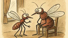 Vtip: Malý komár letěl, všichni tleskali!