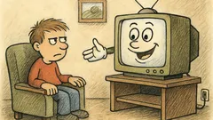 Vtip: Televize: „Ahoj, děti…“