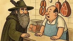 Vtip: Přijde Krakonoš do masny…