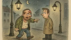 Vtip: Jde chlápek v noci domů…