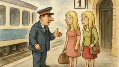 Vtip: Jdou dvě blondýnky k vlaku…