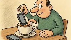 Vtip: Strč mobil do čaje…