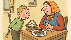 Vtip: O Velikonocích povídá dítě tetě…