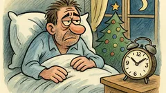Vtip: Chronická nespavost… už jen čtyřikrát a Vánoce!