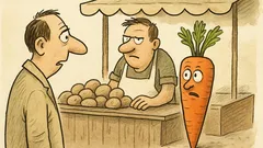 Vtip: Je tahle mrkev geneticky upravená?