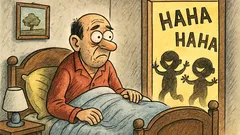 Vtip: Dětský smích ve tři ráno…