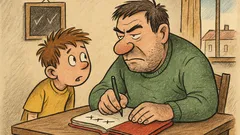 Vtip: Tati, proč tři křížky?