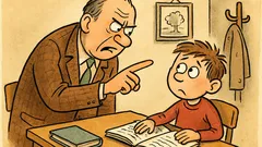 Vtip: „Opět pětka!“ vyčítá otec synovi…