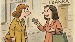 Vtip: Manžel mi dal kreditku, pojď nakupovat