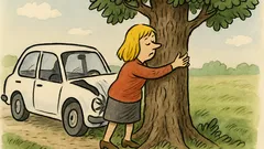 Vtip: Jede takhle blondýnka autem…