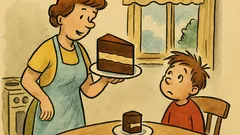 Vtip: Pepíček a ten velký dort