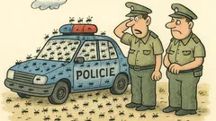 Vtip: Kolik mravenců se vejde do policejního auta?