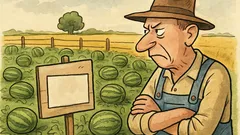 Vtip: Farmář dal ceduli: „Jeden meloun…“