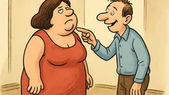 Vtip: Zlato, vždyť ty nejsi vůbec tlustá!