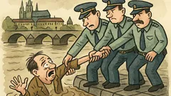 Vtip: Topí se chlapík ve Vltavě…