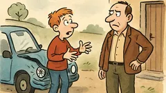 Vtip: Jenda přiběhne za tátou…