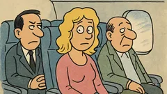 Vtip: Blondýnka letí do Londýna…