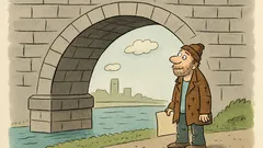 Vtip: Víte, co je vrchol bezdomovectví?