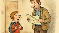 Vtip: Pepíček přijde domů a hlásí známky