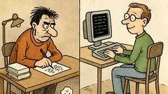 Vtip: Jaký je rozdíl mezi spisovatelem a programátorem