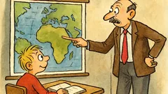 Vtip: Učitel se ptá: Kde leží Afrika?