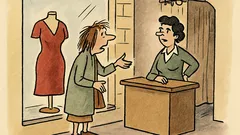 Vtip: Jdu kolem obchodu a vidím šaty