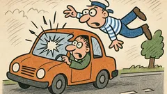 Vtip: Námořník nabourá auto a…