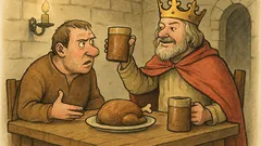 Vtip: Král Karel IV. má svátek