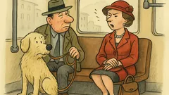 Vtip: Pán jede tramvají se psem