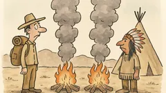 Vtip: Cestovatel dorazí k indiánům…