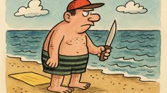 Vtip: Proč Východofrísan bere na pláž nůž?