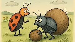 Vtip: Jde beruška po louce, potká brouka hovnivála