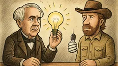 Vtip: Když Edison vymyslel žárovku…