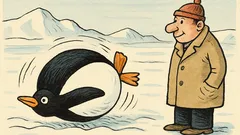 Vtip: Je to bílé, pak černé…