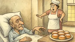 Vtip: Muž na smrtelné posteli cítí koblihy