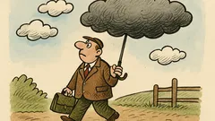 Vtip: Němec řekl „Bei-Wolken-Regenschirm-Mitnehmer.“