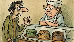 Vtip: Přijde divný člověk do cukrárny…