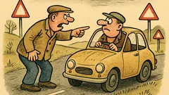 Vtip: Uhni z cesty! A kam?